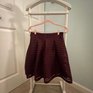 Maroon Skirt
